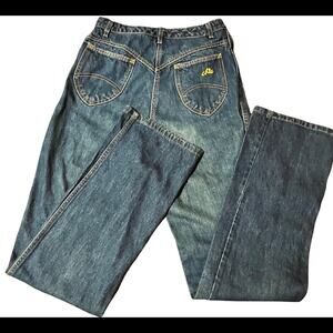 Vtg Chic Straight Leg High Rise Western Womens Mom Jean Tall 27x35 Classic USA